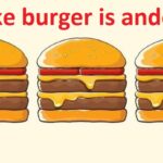 Kun jij binnen 15 seconden de hamburger vinden dat verschilt van de rest?