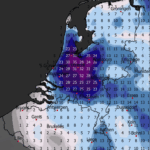 Weeralarm: Zoveel cm sneeuw gaat er vanaf 5 januari 2026 vallen in de Randstad