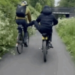 Fatbiker gaat compleet over de schreef en alles staat op beeld
