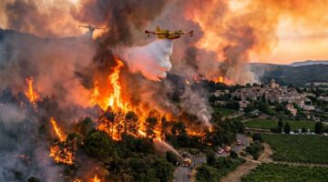 Grote natuurbrand treft populair vakantiegebied: meer dan 12.000 toeristen halsoverkop geëvacueerd